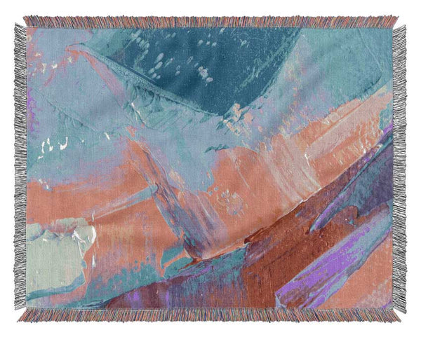 Paint Dab Washed Woven Blanket