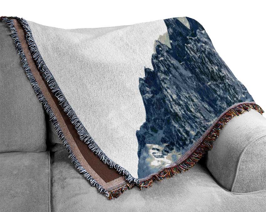 The Shards Of Mountain Woven Blanket