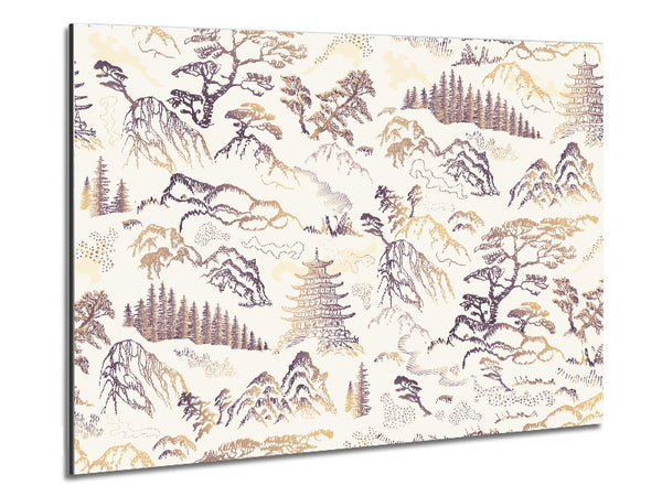 The Ethnic Forest Metal Print