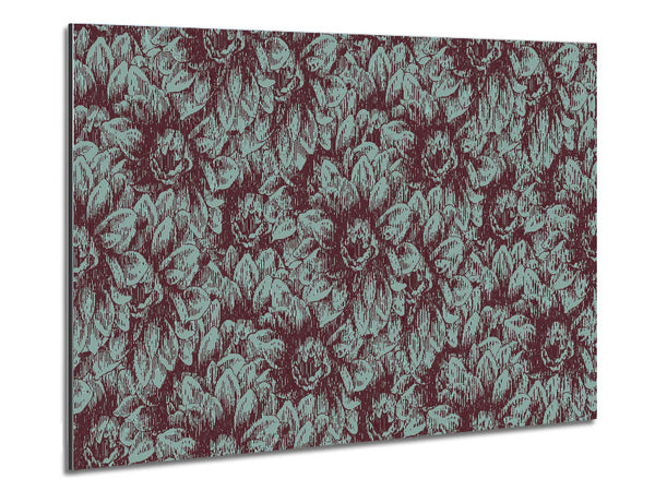The Deep Brown Flower Metal Print