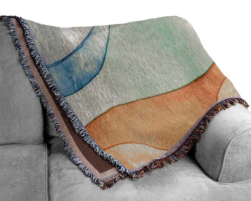 Flow Of The Colour Water Woven Blanket