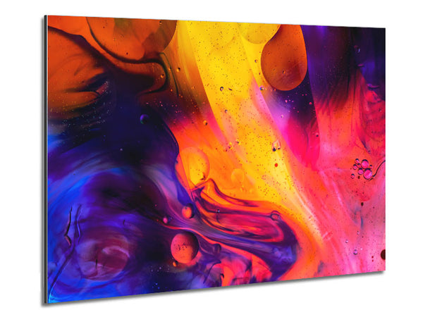 Lava And Cool Flow Metal Print