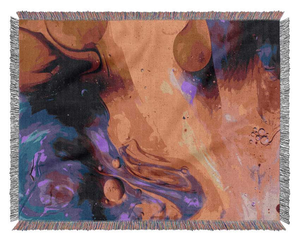 Lava And Cool Flow Woven Blanket