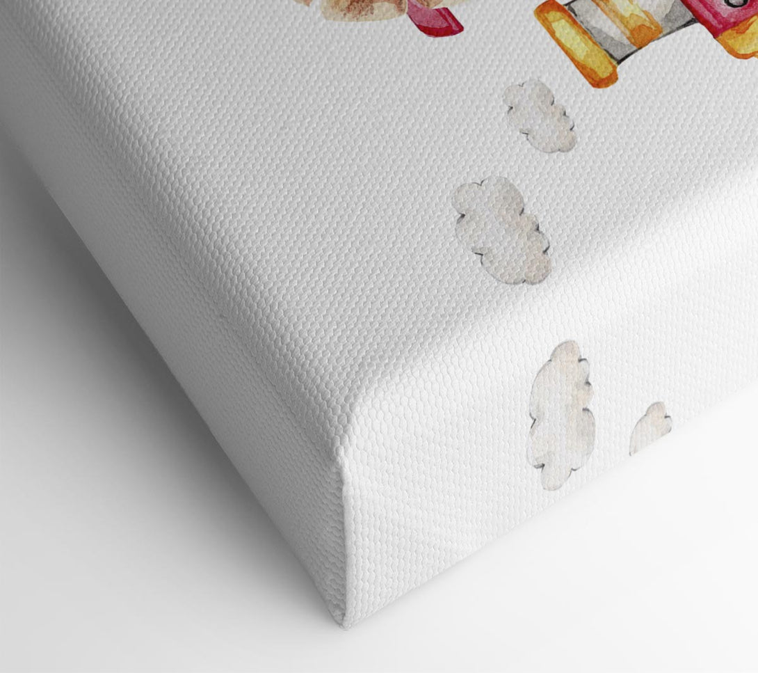 A Canvas Print of The Animal Train Canvas Art