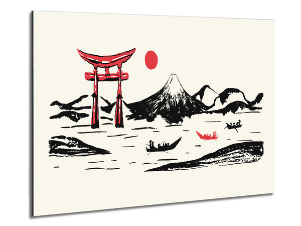 Temples Of The Mountain Metal Print
