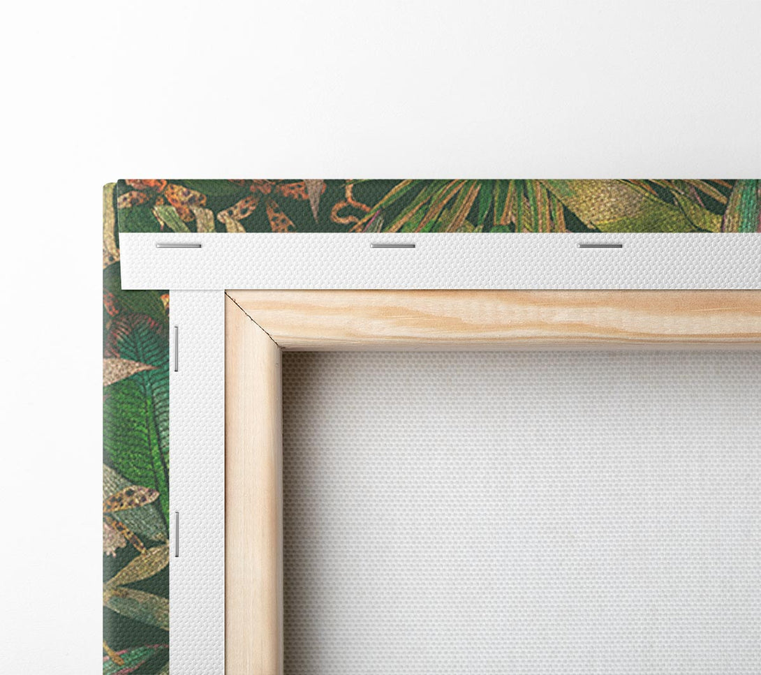  A Canvas Print of Jungle Flowers Canvas Art