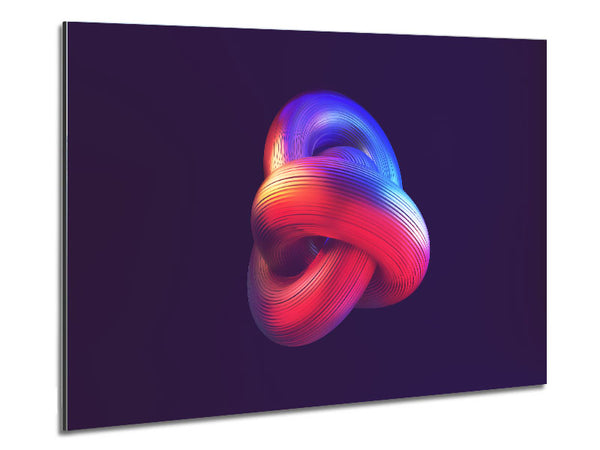 The Twisted Tube Metal Print