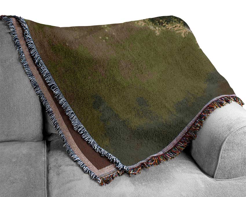 The Plant Butterfly Woven Blanket
