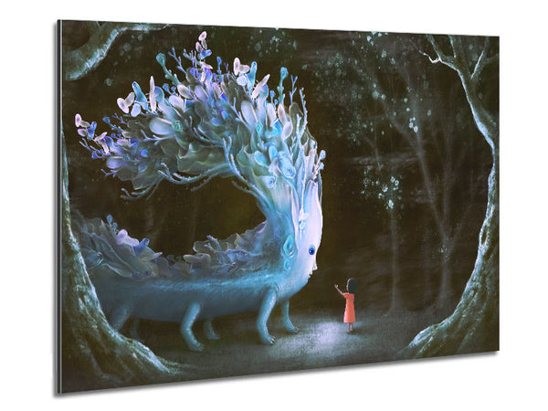 The Weird Mushroom Character Metal Print