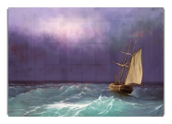 The Ship In The Crashing Ocean
