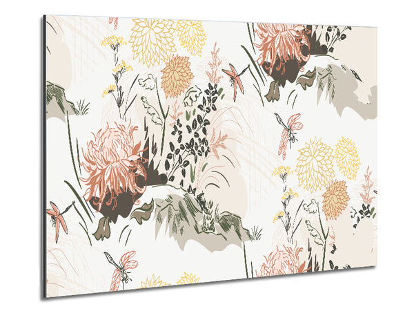 The Floral Blossom Beauty Metal Print