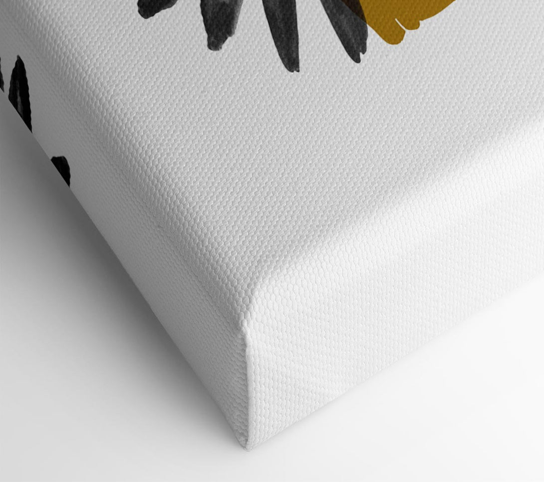  A Canvas Print of Mid Century Modern Branch Shapes Canvas Art