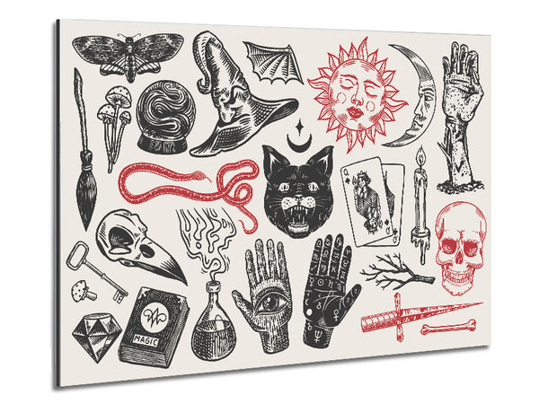 The Witch Starter Pack Metal Print