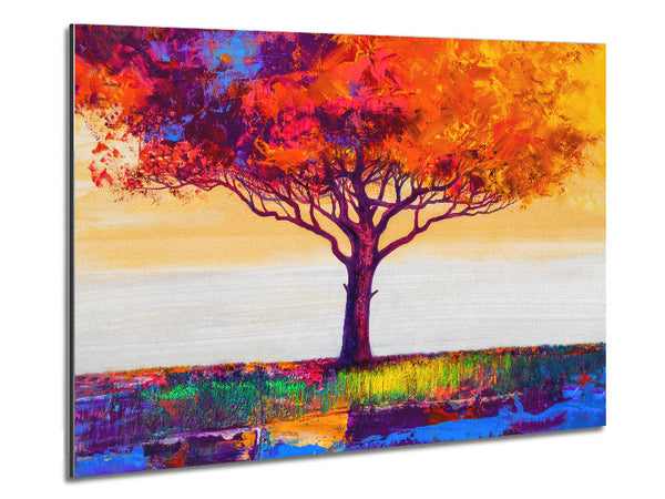The Orange Tree Paradise Metal Print