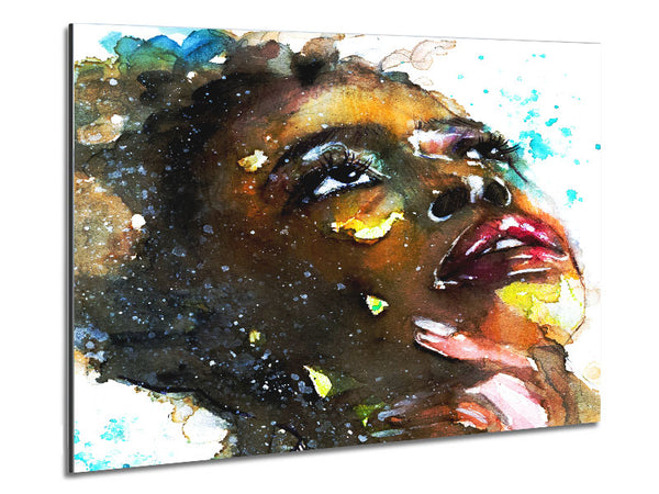 The Ponder Look Metal Print