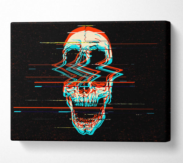  A Canvas Print of The Fuzzy Skull Canvas Wall Art