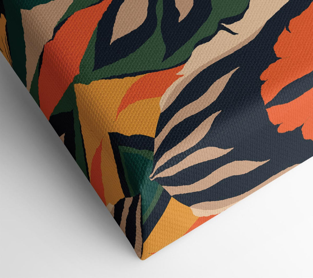  A Canvas Print of The Flow Of Striped Verge Canvas Print