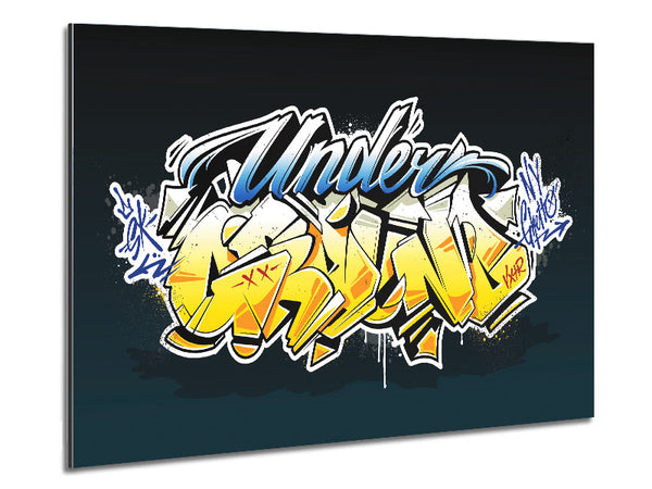 Underground Ghetto Metal Print