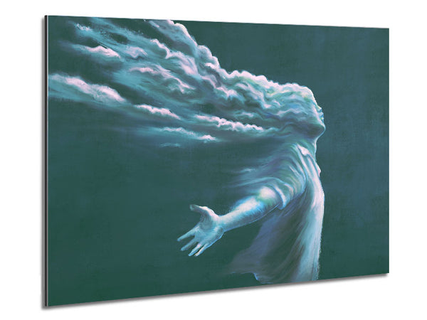 The Cloud Woman Metal Print
