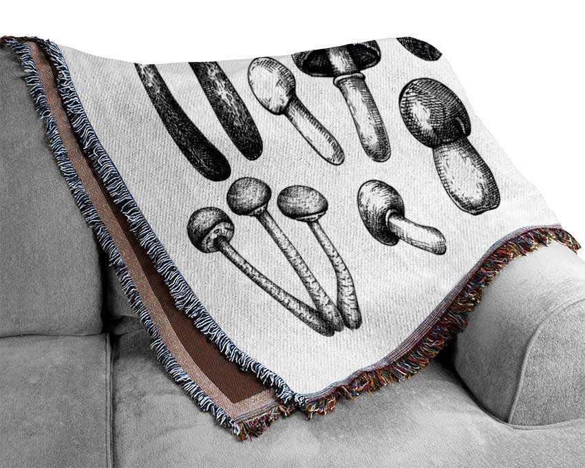 The Toadstool Collection Woven Blanket