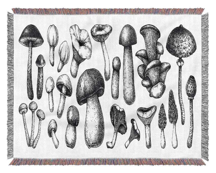 The Toadstool Collection Woven Blanket