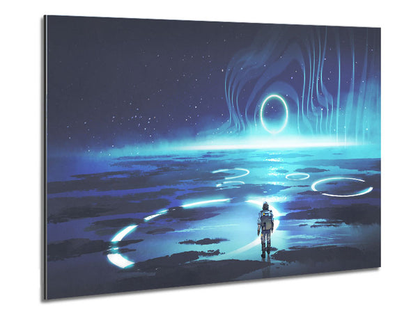Adventure Waits In The Cosmos Metal Print