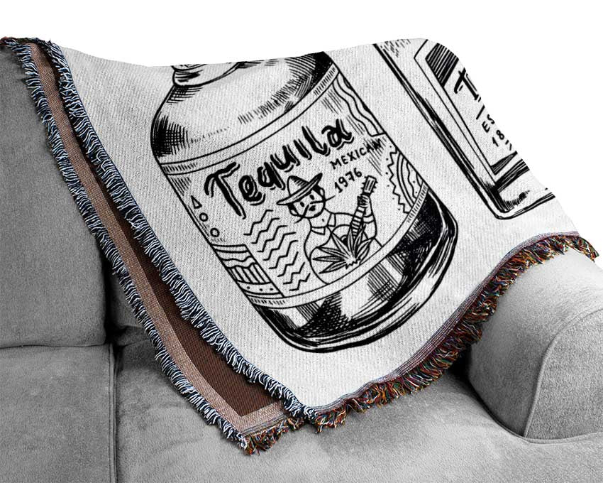 Get The Tequilas In Woven Blanket