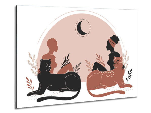 Mother Of Cats Metal Print