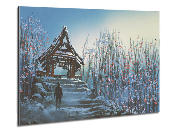 Steps Up To Ruin Metal Print
