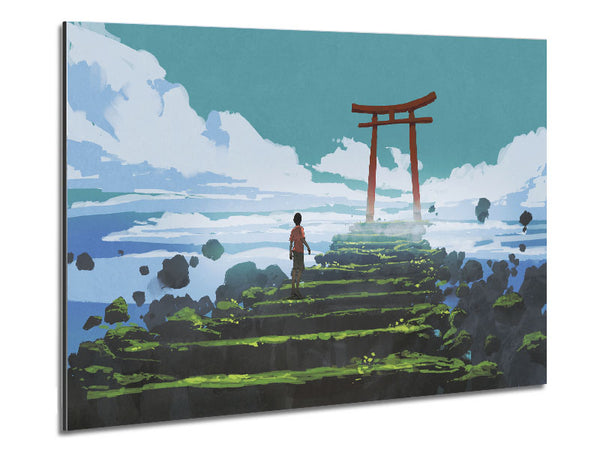 The Sky Temple Metal Print