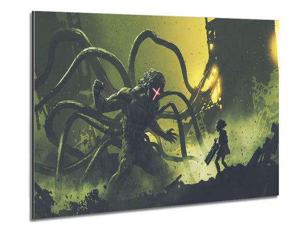 Arms Of A Terror Man Metal Print