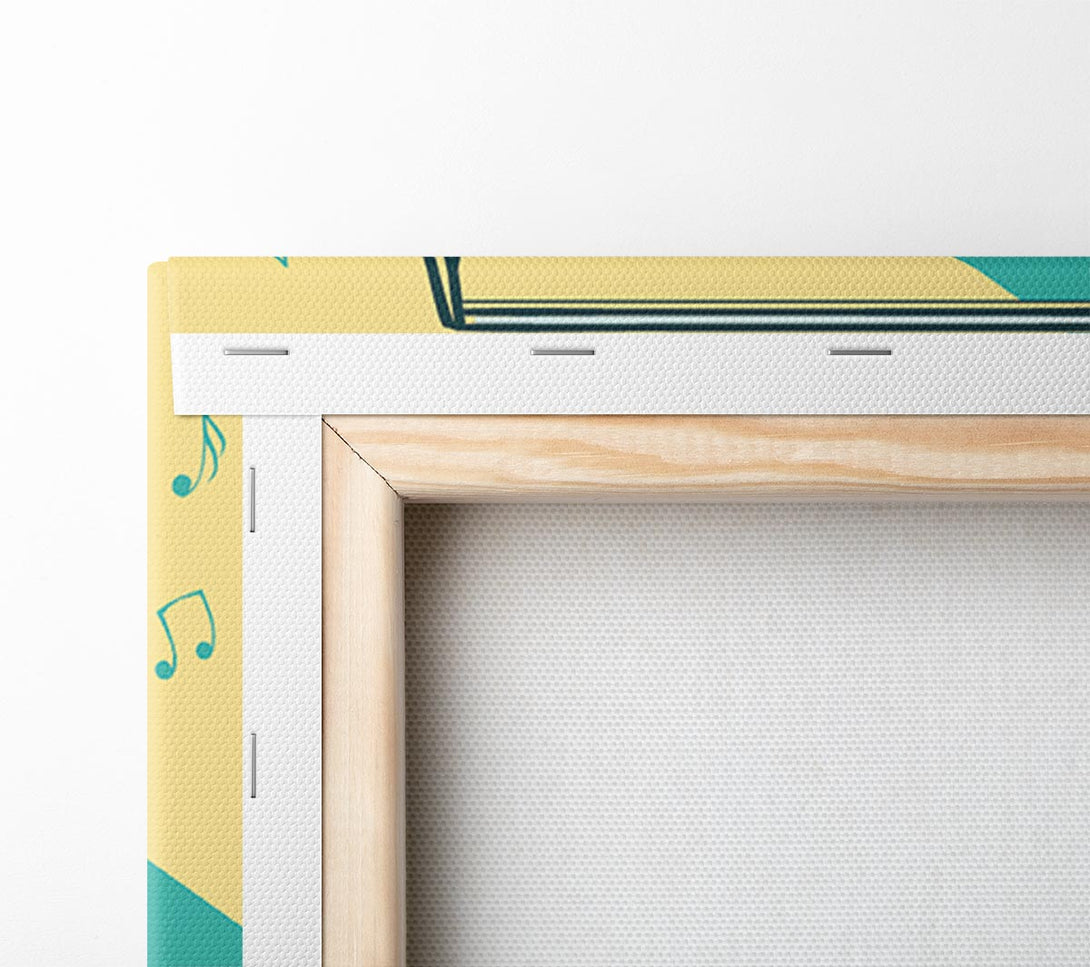  A Canvas Print of Boombox Music Maker Canvas Print