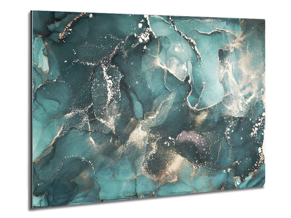 Insane Blue Depths Metal Print