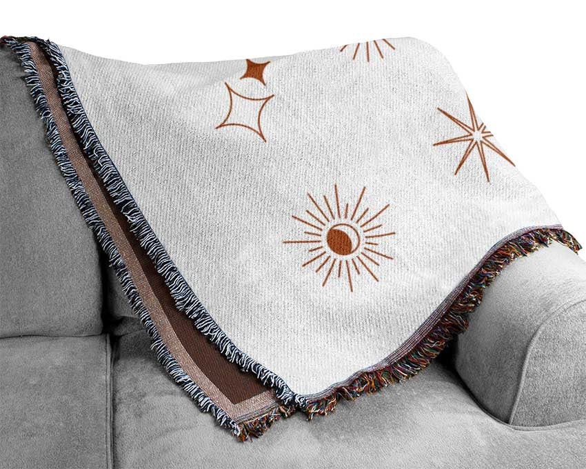 Stars Of The Universe Subtle Woven Blanket