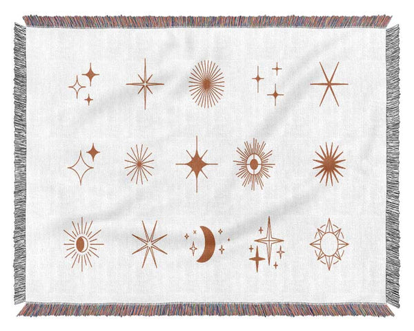 Stars Of The Universe Subtle Woven Blanket