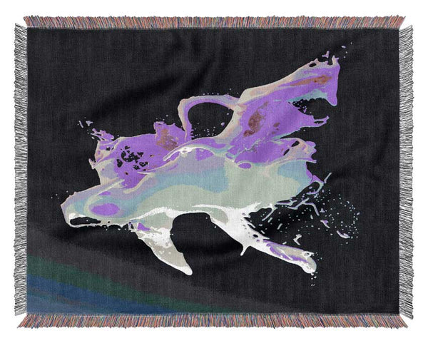 Milkshake Splash Woven Blanket