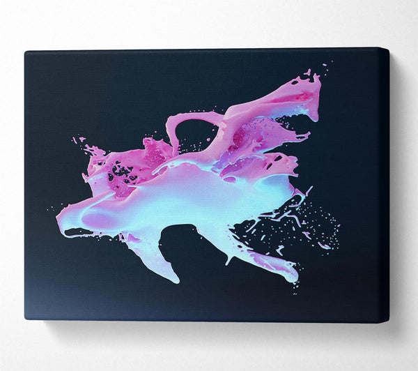  A Canvas Print of Milkshake Splash Canvas Art