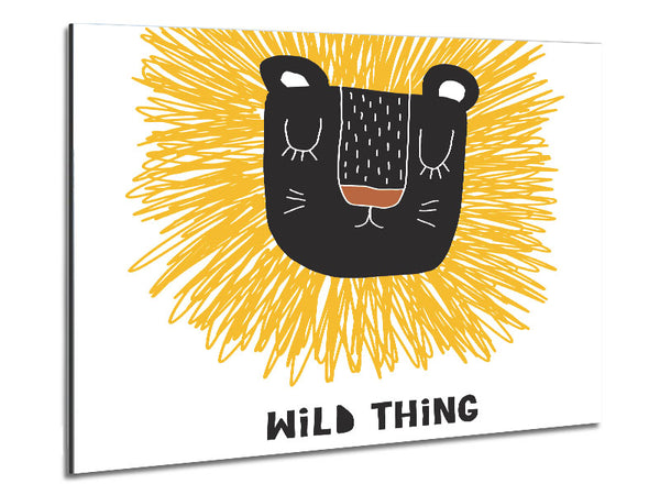 Wild Thing Lion Metal Print
