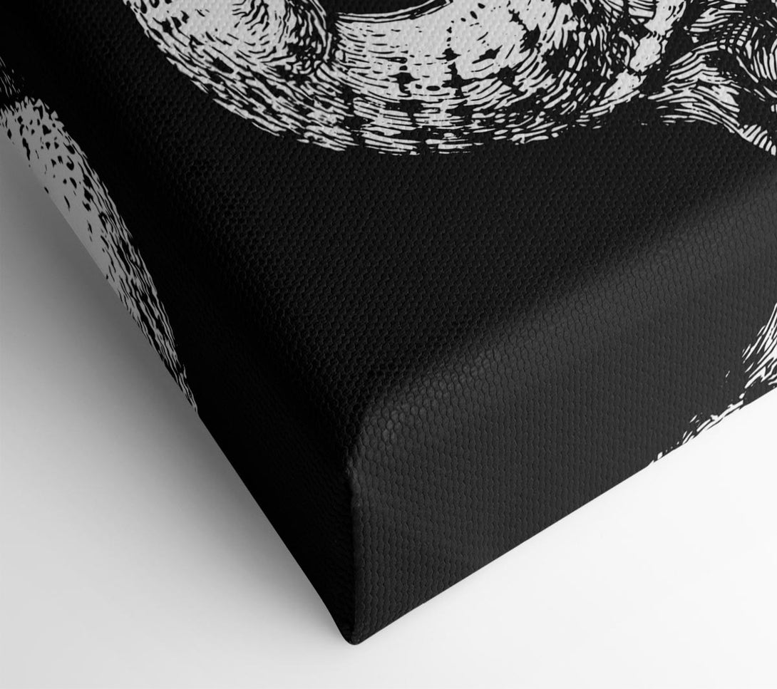  A Canvas Print of The Big Eyed Owl Canvas Art