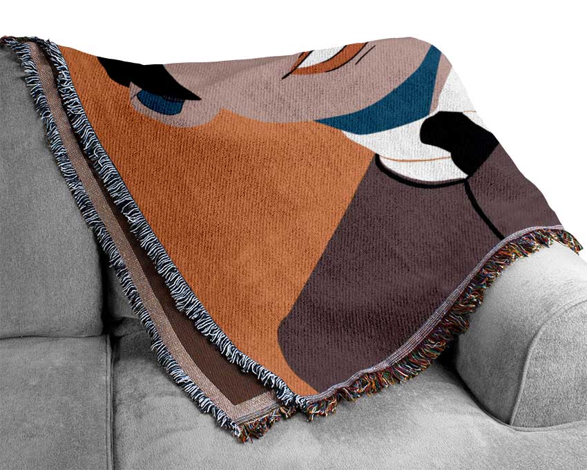 The Beatles On Yellow Woven Blanket