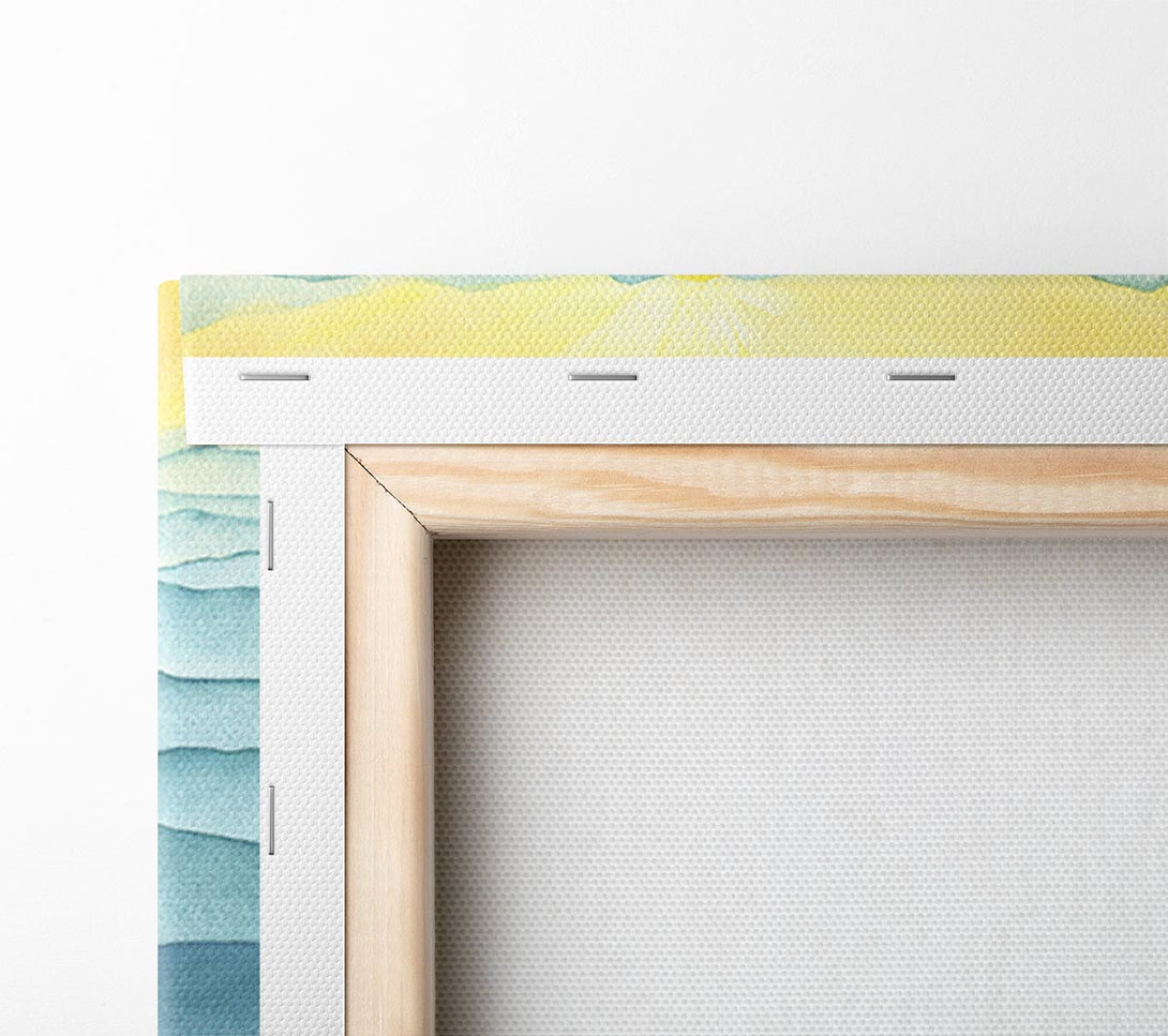  A Canvas Print of The Gentle Ripple Waves Canvas Wall Art