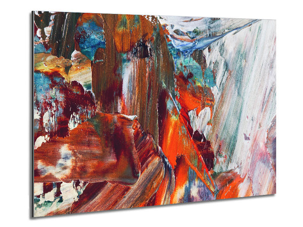 The Swipes Of The Paint Brush Metal Print
