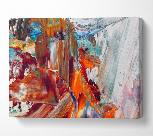  A Canvas Print of The Swipes Of The Paint Brush Canvas Wall Art