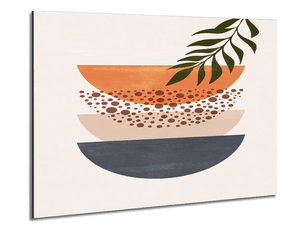 Three Semicircles Of Art Metal Print