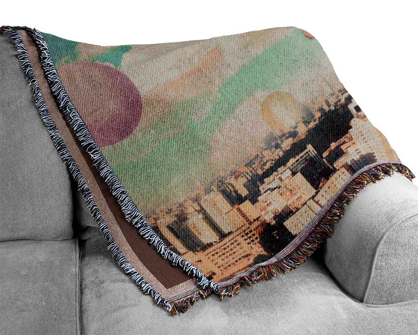 The Lady Umbrella Woven Blanket