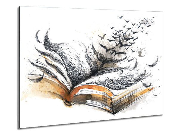 The Book Of Birds Metal Print