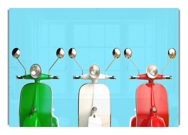 Drei Vespas Italien