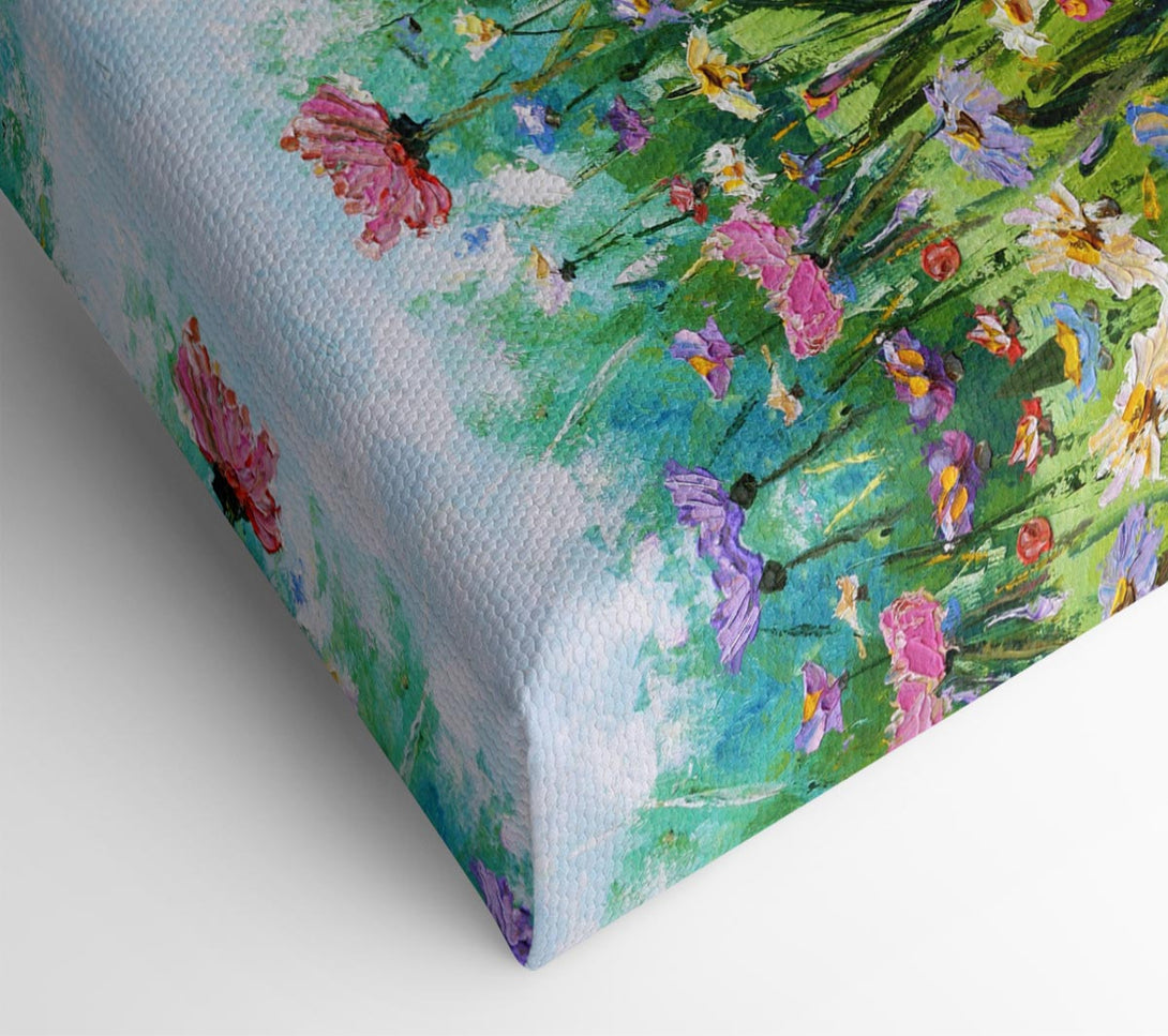  A Canvas Print of Lovely Spring Flowers Art Canvas Print