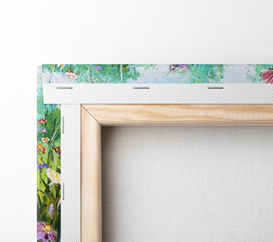  A Canvas Print of Lovely Spring Flowers Art Canvas Print