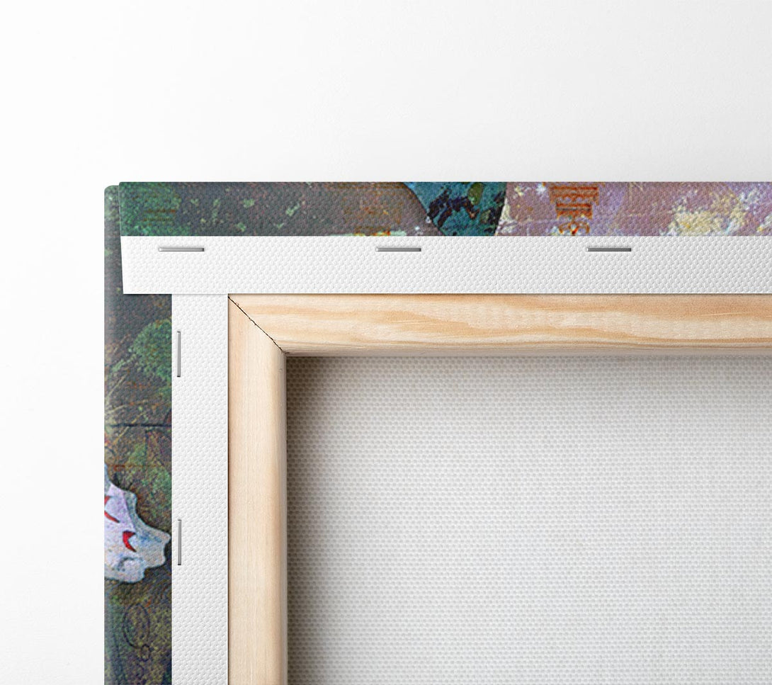  A Canvas Print of The Vivid Butterfly Grunge Canvas Art